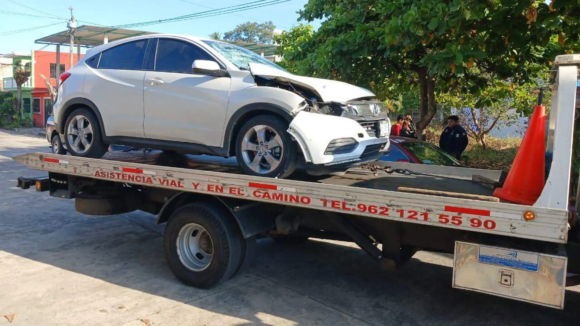 camioneta en grúa 